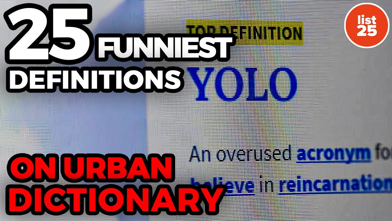 25 самых забавных определений в Urban Dictionary