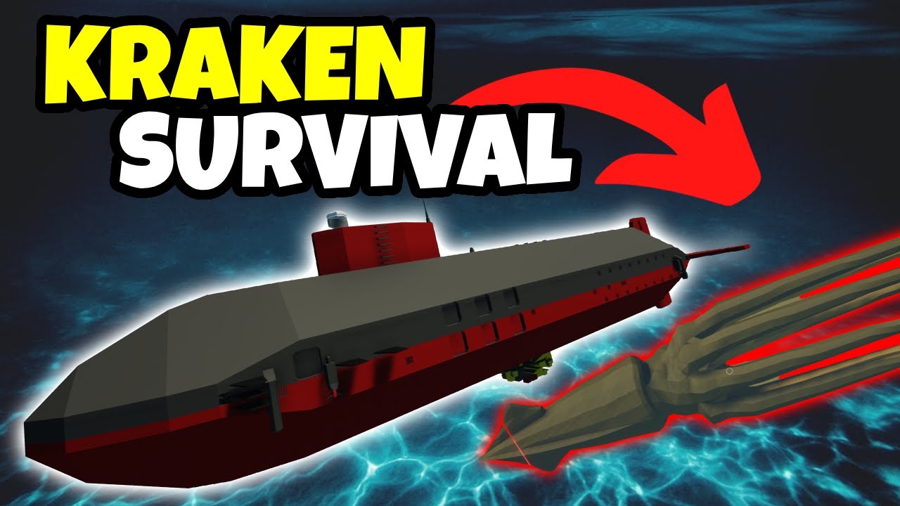 Wild Kraken Survival In My Research Submarine - Stormworks Multiplayer