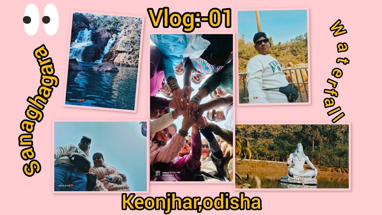 Sanaghagara Waterfall keonjhar,odisha vlog:01