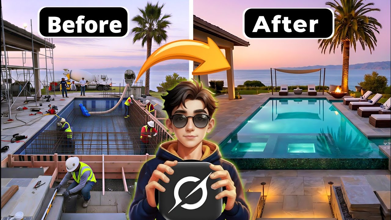 Ai দিয়ে House Renovation Video | Before vs After AI Transformation Video With Ai