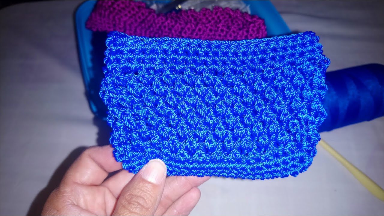 Monedero Tejido a Crochet Punto 5 Pasos/La Luna Del Crochet