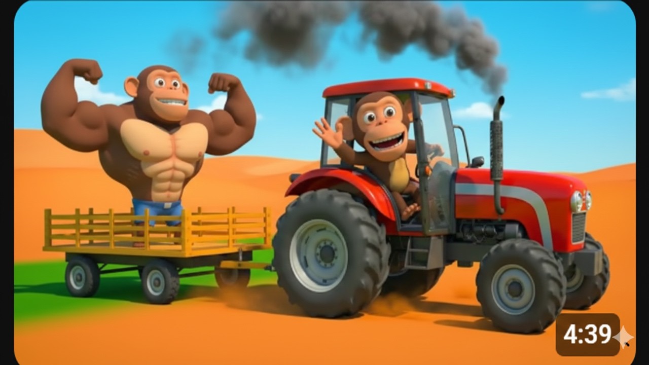 Chimpy & Friends: Tractor Tales 🚜✨🐵