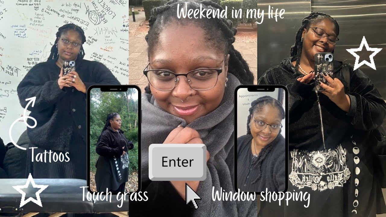 Impulsive weekend activities 👒 Jozi Weekend Vlog || Tattoos, Touching grass + window shopping 🦆
