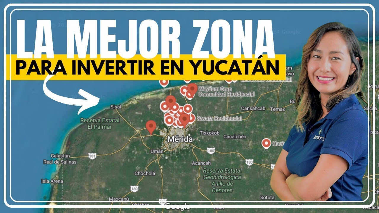 📍🏡 ¿Cuál es la mejor ZONA para INVERTIR en MÉRIDA YUCATÁN? 📍🏡