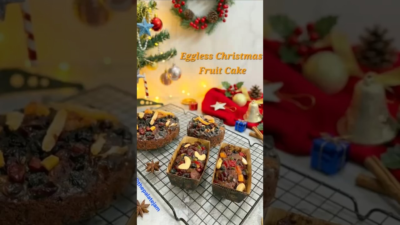 eggless christmas plum cake with no alcohol 