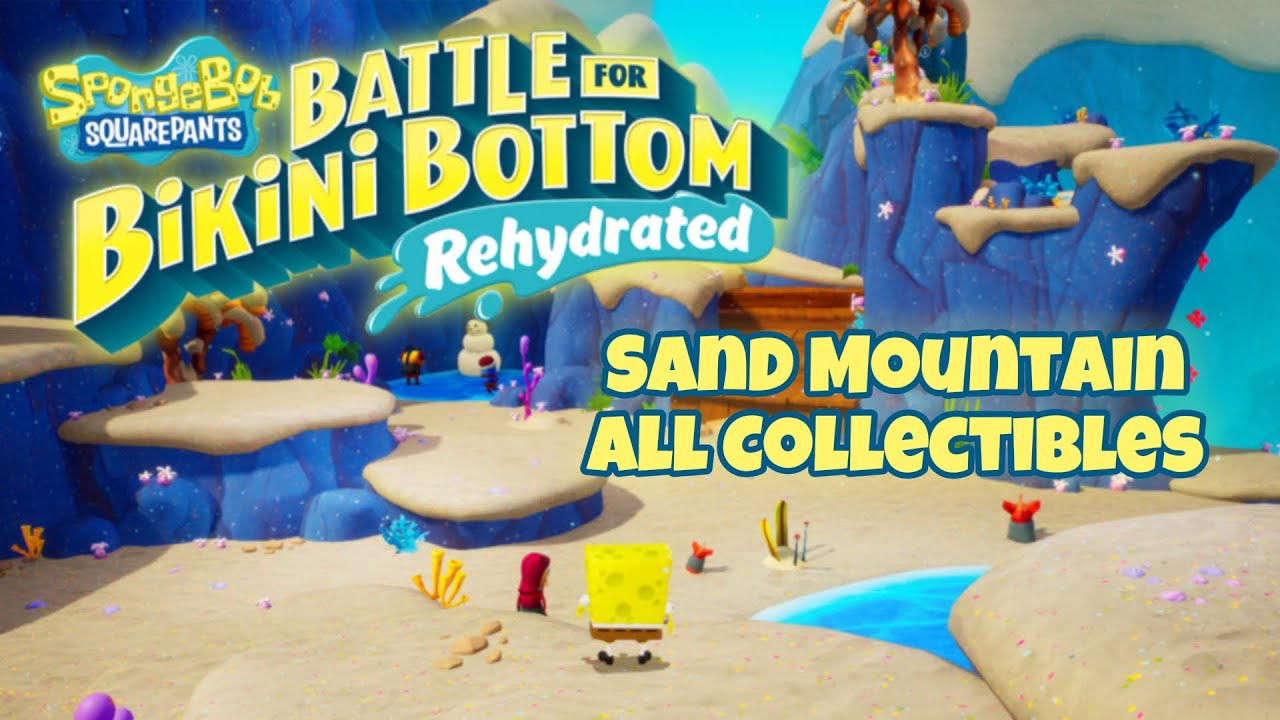 Sand Mountain 100% Walkthrough | All Sandmen, Socks & Golden Spatulas | BFBB Rehydrated