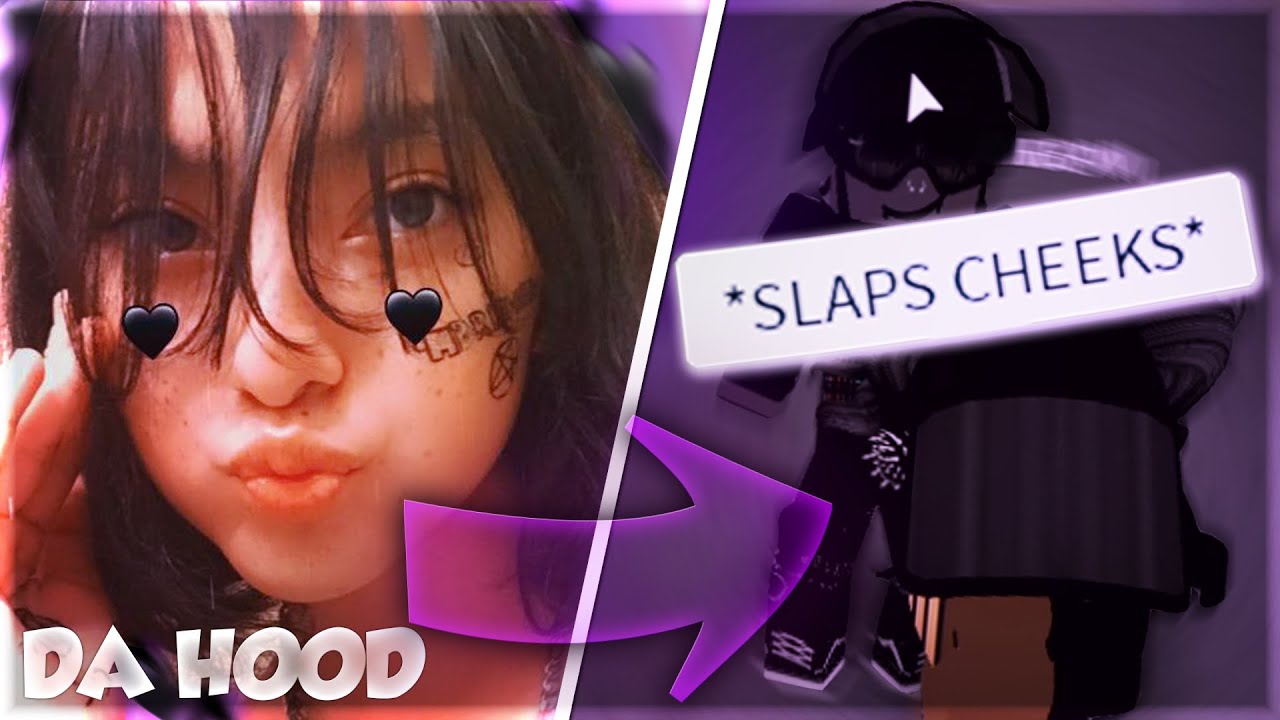so i let HER turn me into a EMO in roblox da hood...