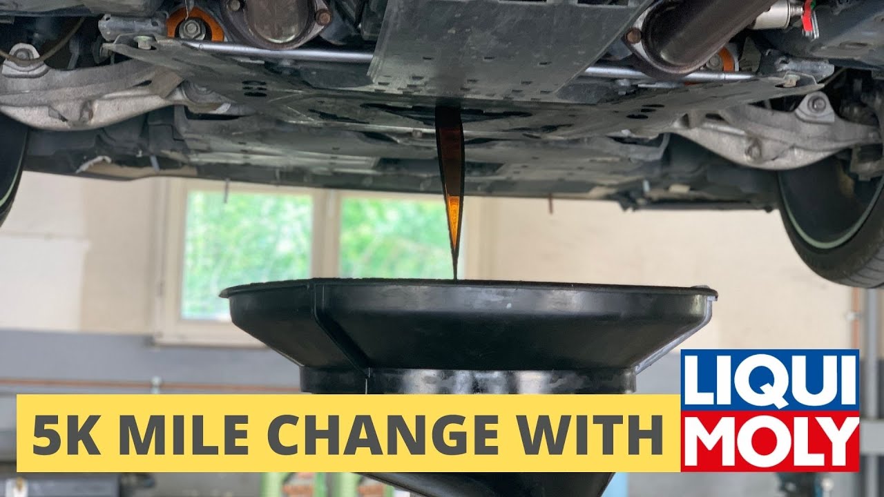 LEXUS RCF Oil Change Made Easy With LIQUI MOLY And 2 Post Lift For First Time