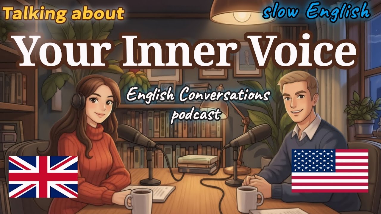 Learn English with Real-Life Conversation | Talk About Your Inner Voice and Calm Speaking