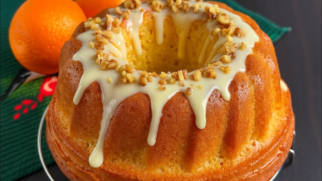 Der einfachste und leckerste Orangenkuchen der Welt in 5 Minuten! Der Geschmack der Kindheit!