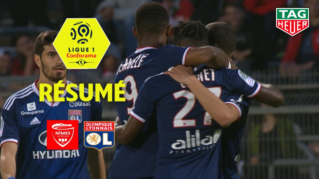 Nîmes Olympique - Olympique Lyonnais ( 2-3 ) - Résumé - (NIMES - OL) / 2018-19