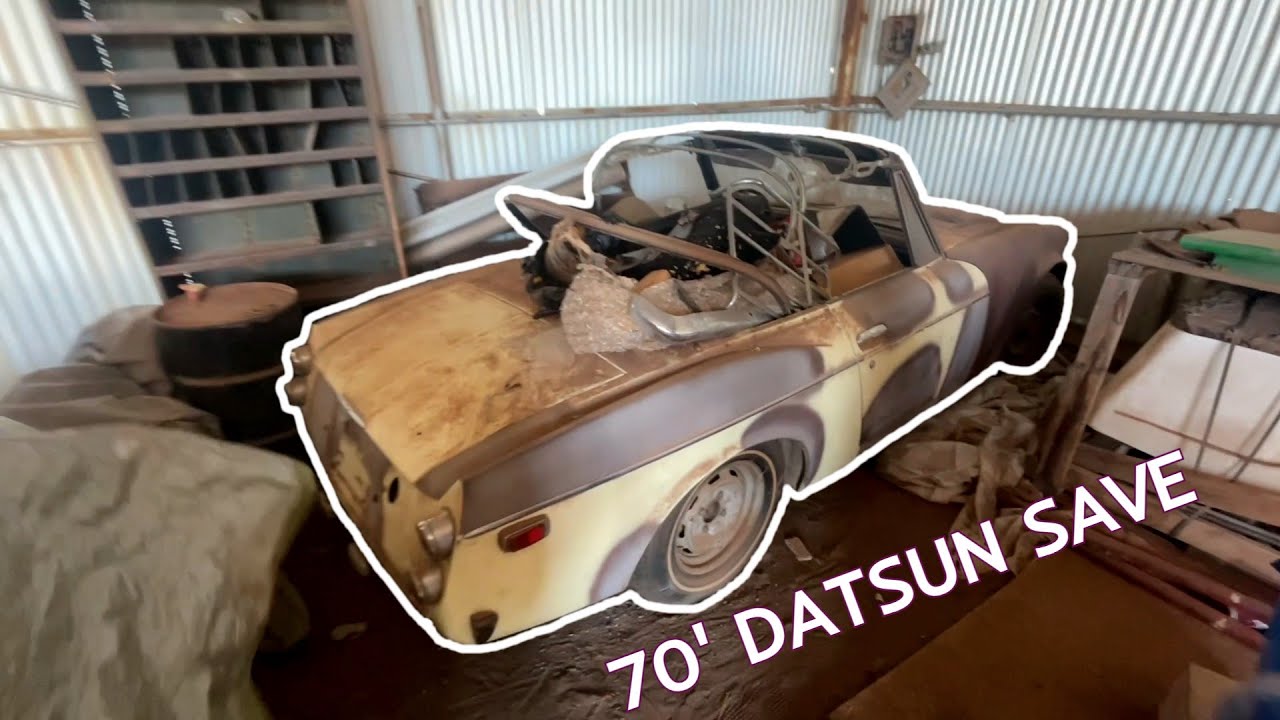 FORGOTTEN 70’ DATSUN 1600 ROADSTER. Datsun restoration pt 1.