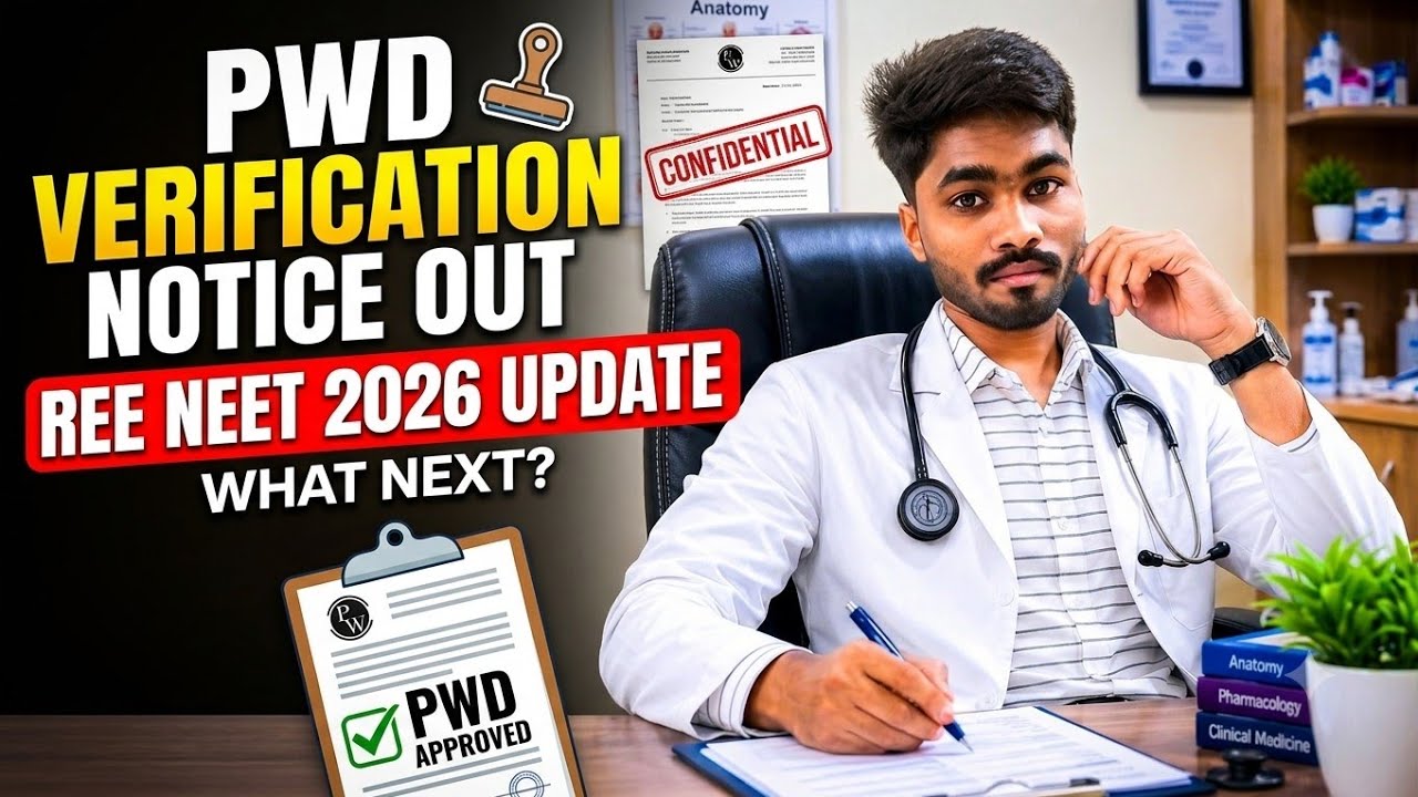 PWD Verification Notice Out | Ree Neet 2026 | Complete Ditels In This Video 