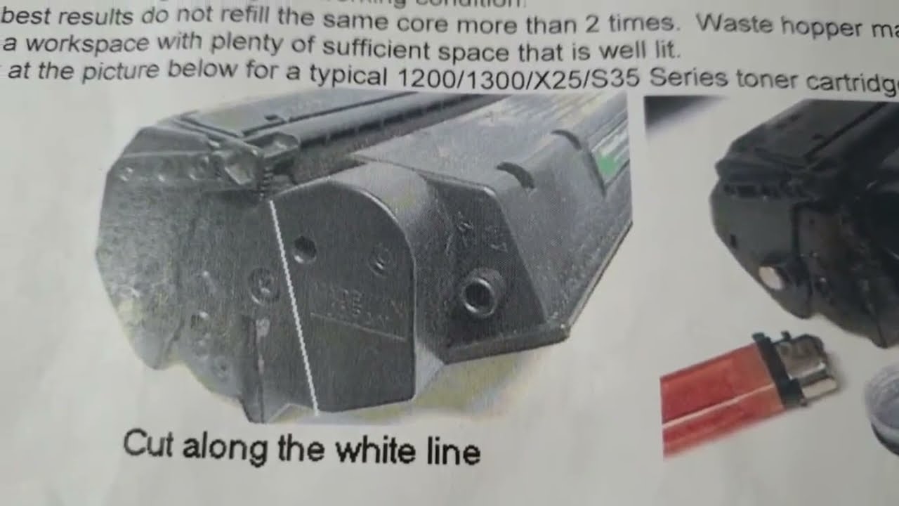 أسهل طريقة لتعبئة حبر طابعة الكمبيوتر حسب الكتالوج