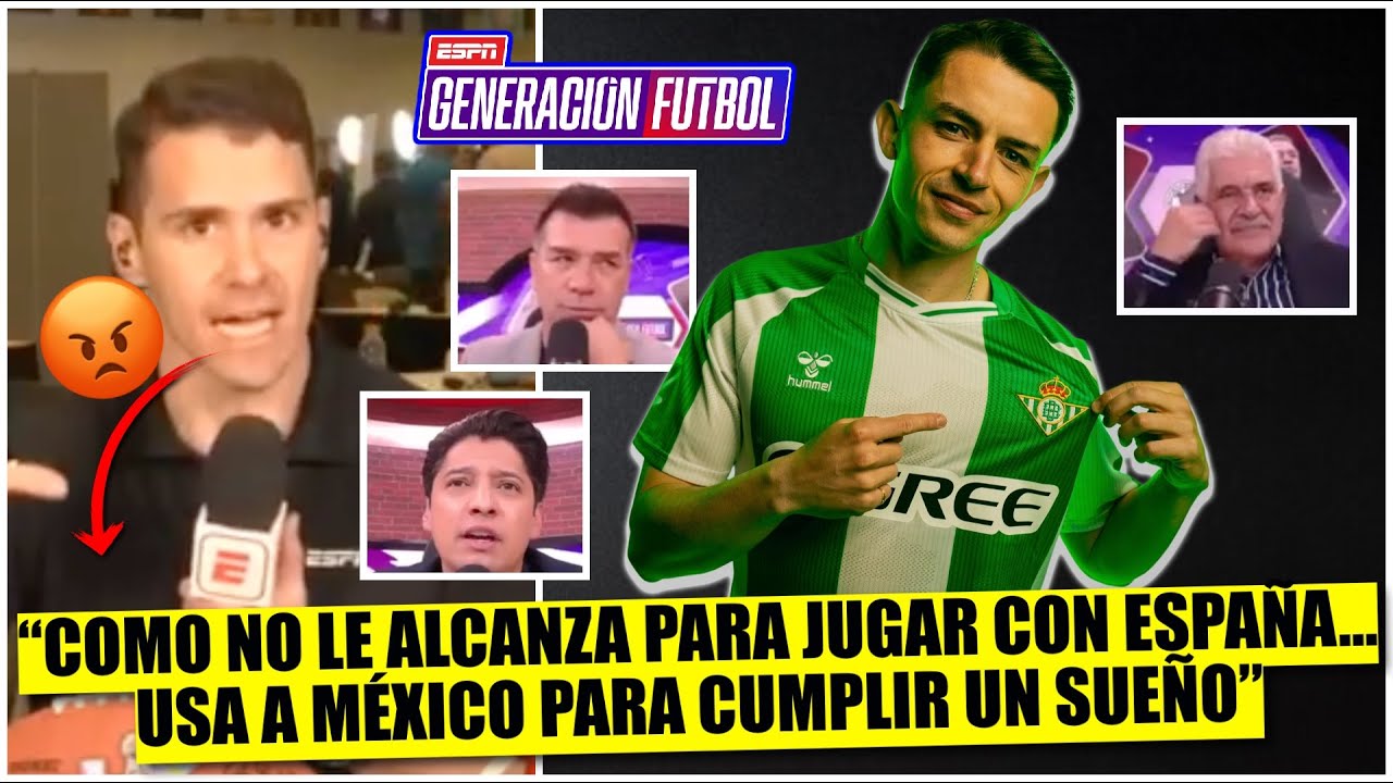 Si ÁLVARO FIDALGO fuera un FENÓMENO jugaría para ESPAÑA y no USARÍA a MÉXICO: Dipp | Generación F