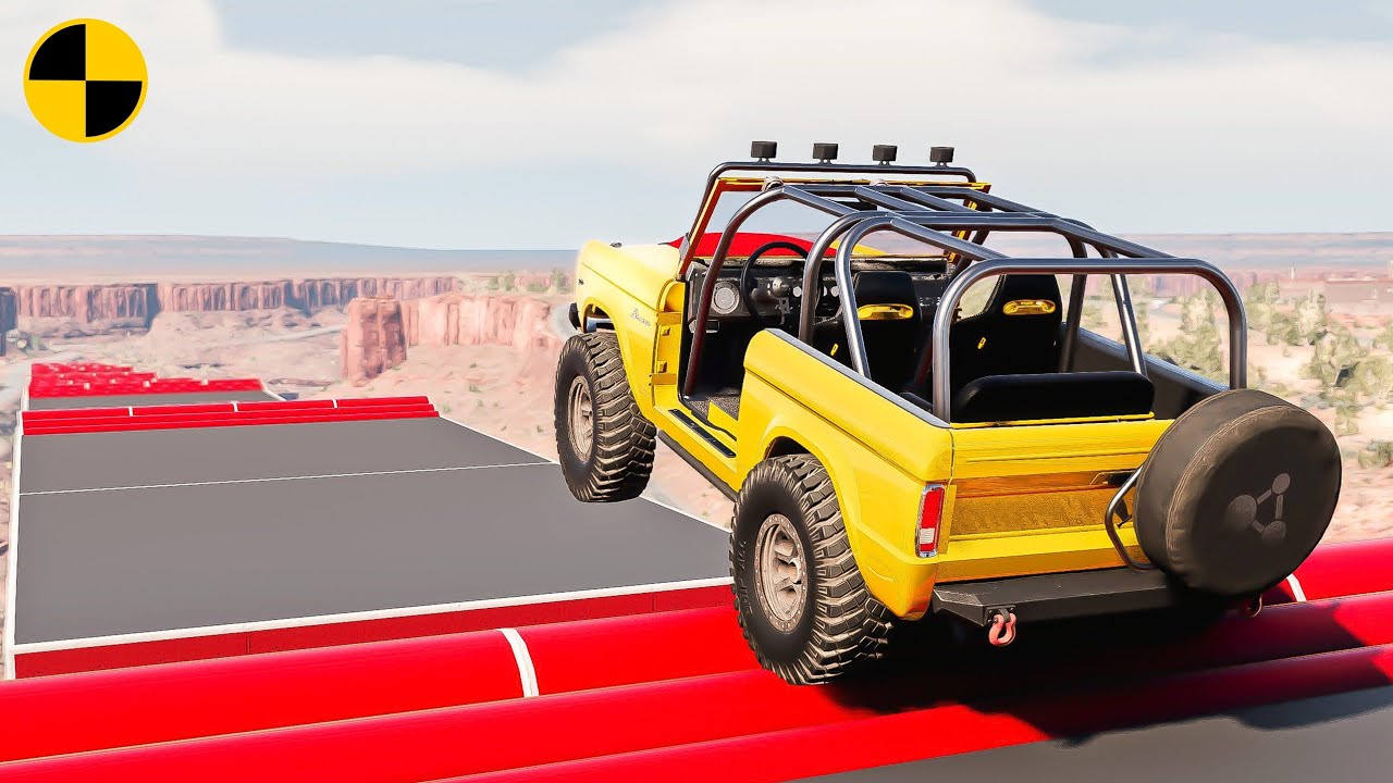 Stairs vs Cars #3 - BeamNG Drive (evo crash)