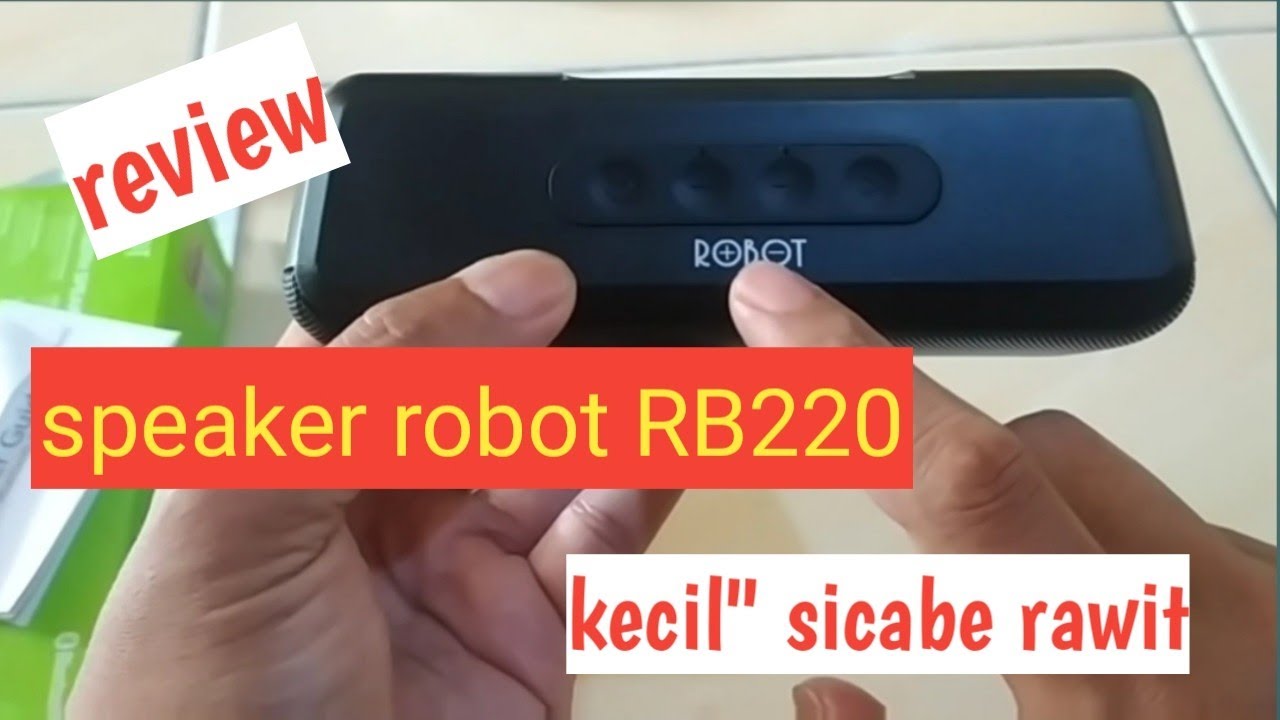 REVIEW SPEAKER BLUETOOTH ROBOT RB220