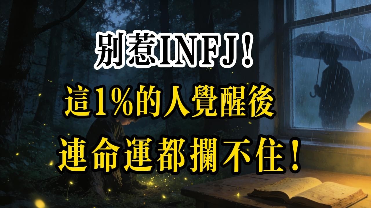 天生孤獨！INFJ一出世，就註定不被這個世界理解。