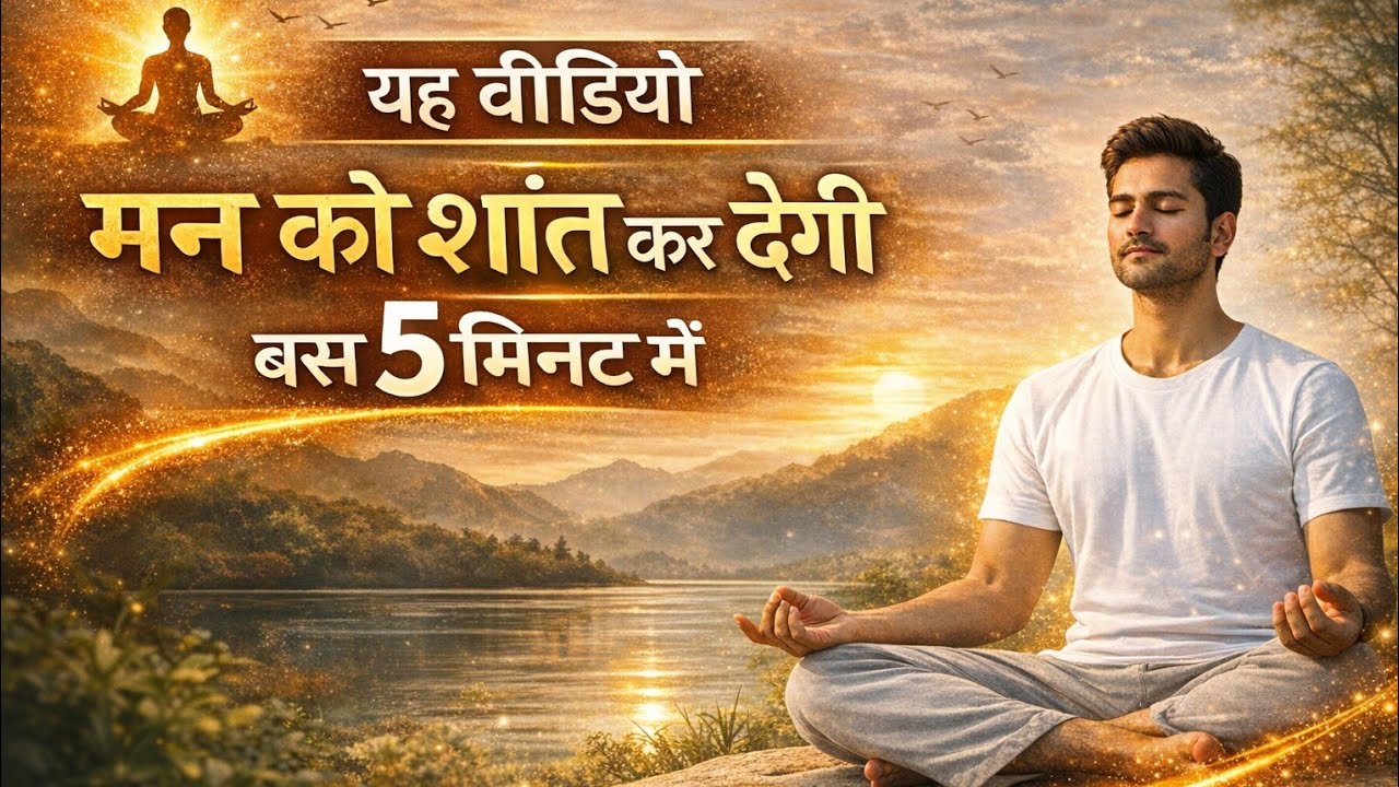 अगर मन बहुत परेशान है तो यह Meditation जरूर सुनें | Mind Relaxing Speech #meditation #mindfresh 