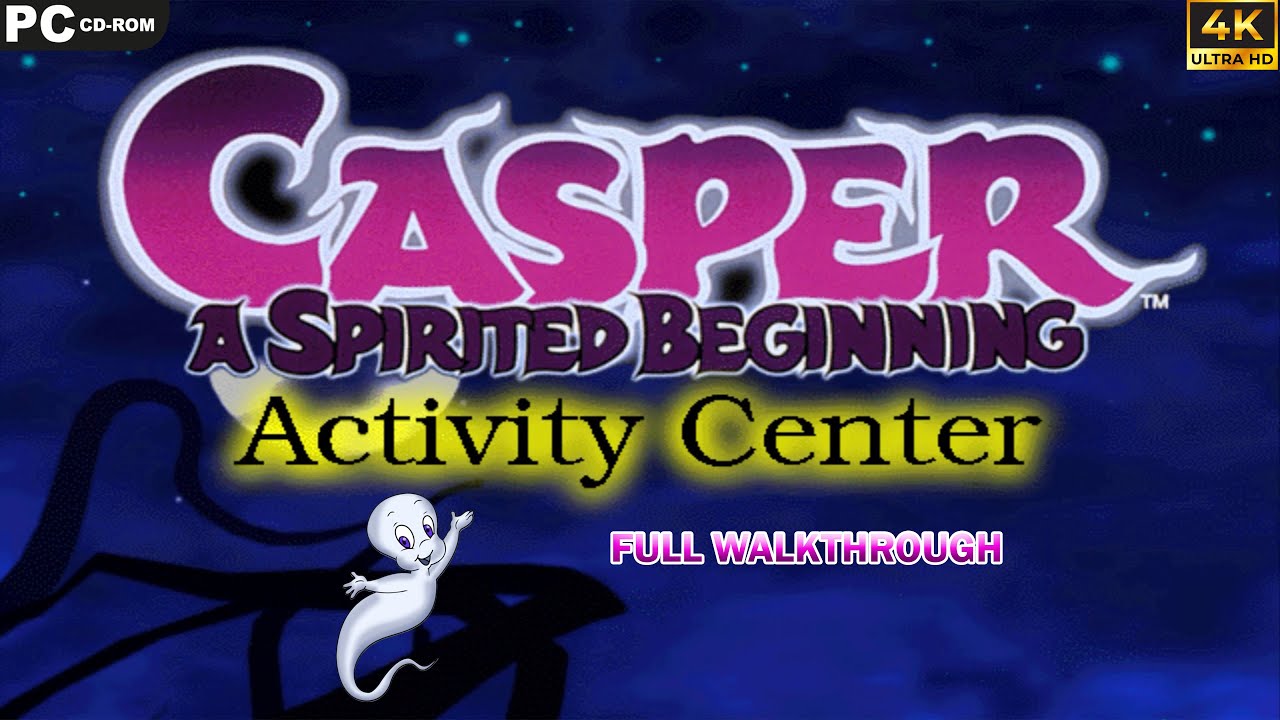 Casper Animated Activity Center  [PC] - Full Walkthrough 4K UHD - No Commentary (Secret nlocked)