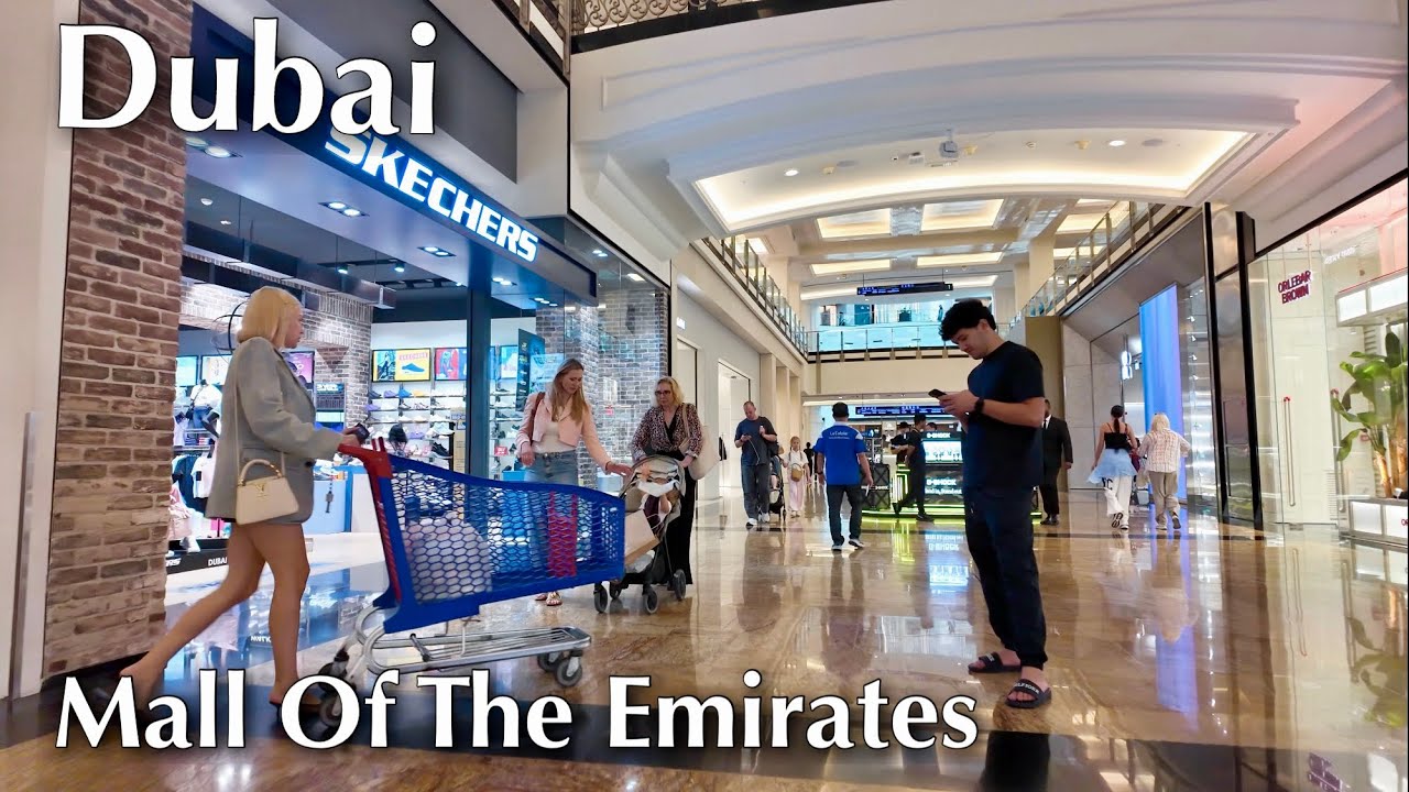 Dubai 4K 🇦🇪 | Ultimate Mall of the Emirates Walking Tour | Luxury Shopping, Ski Dubai & More