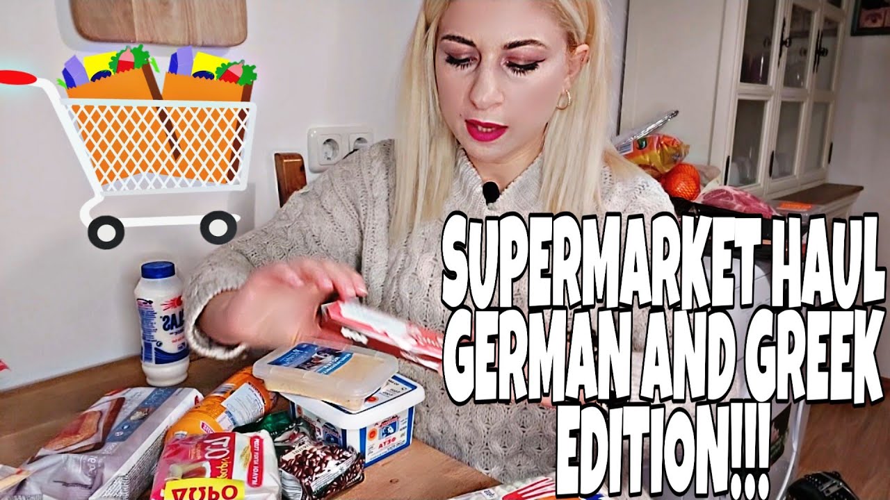SUPERMARKET HAUL|GERMAN & GREEK EDITION| Mama Mimi
