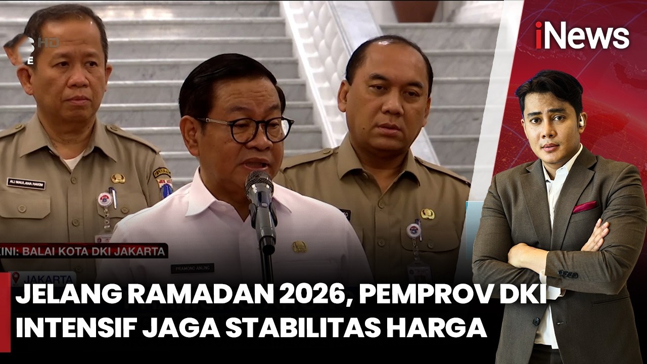 Jelang Ramadan 2026, Pramono Anung Tegaskan Pemprov DKI Jaga Stabilitas Harga | iNews Siang 10/2
