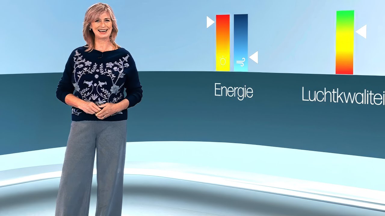 Weervrouw Sabine Hagedoren met het Vlaamse weerbericht van zondag 4 januari 2026 op VRT 1