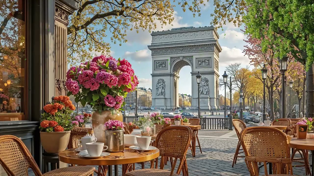Spring Jazz in Paris 🌸 Smooth French Jazz Music for Cafe Mornings, Relaxing Walks & Chill Vibes