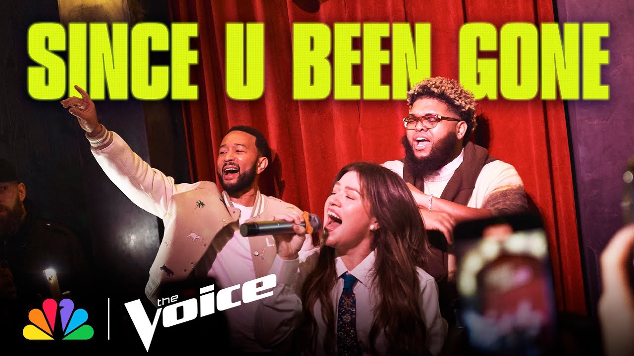 Kelly and John Surprise Fans at Karaoke Night Featuring Druski | The Voice | NBC