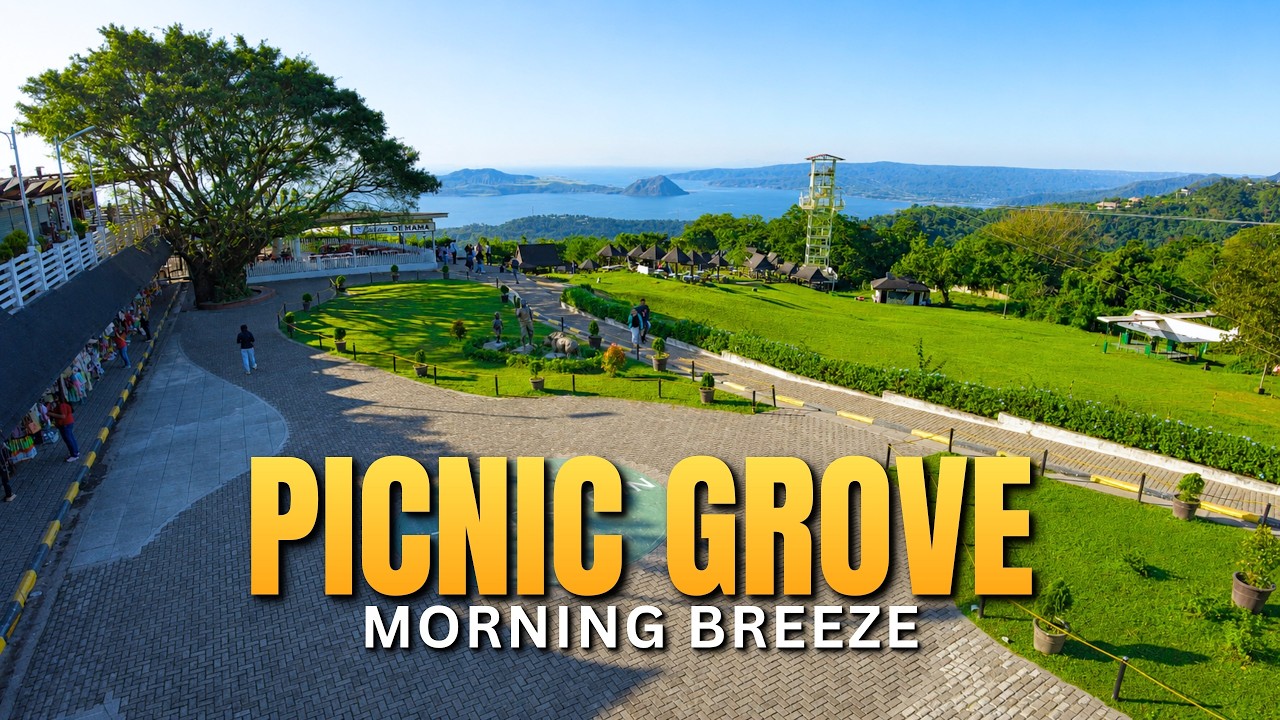 Picnic Grove: Favorite Family Spot in Tagaytay | Chill Early Morning Walk Overlooking Taal Lake