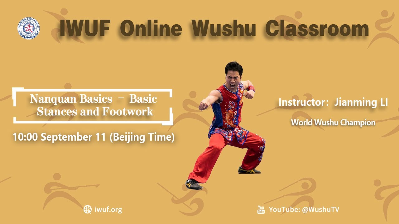 56. Nanquan Basics - Basic Stances and Footwork