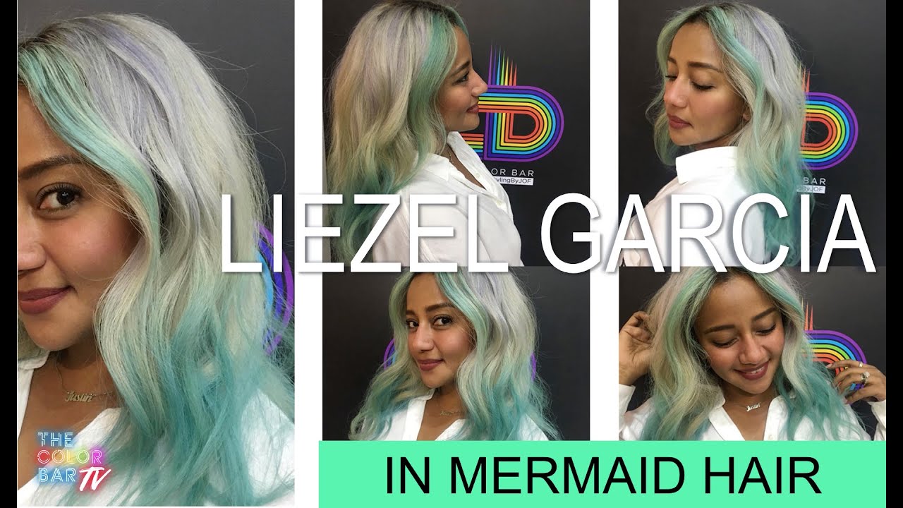 LIEZEL GARCIA IN MERMAID GREEN SILVER HAIR