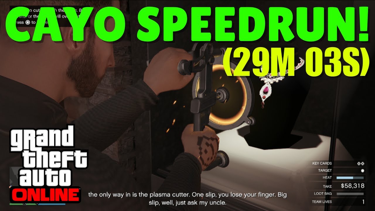 Cayo Perico Heist Speedrun (PS5) | 29M 03S