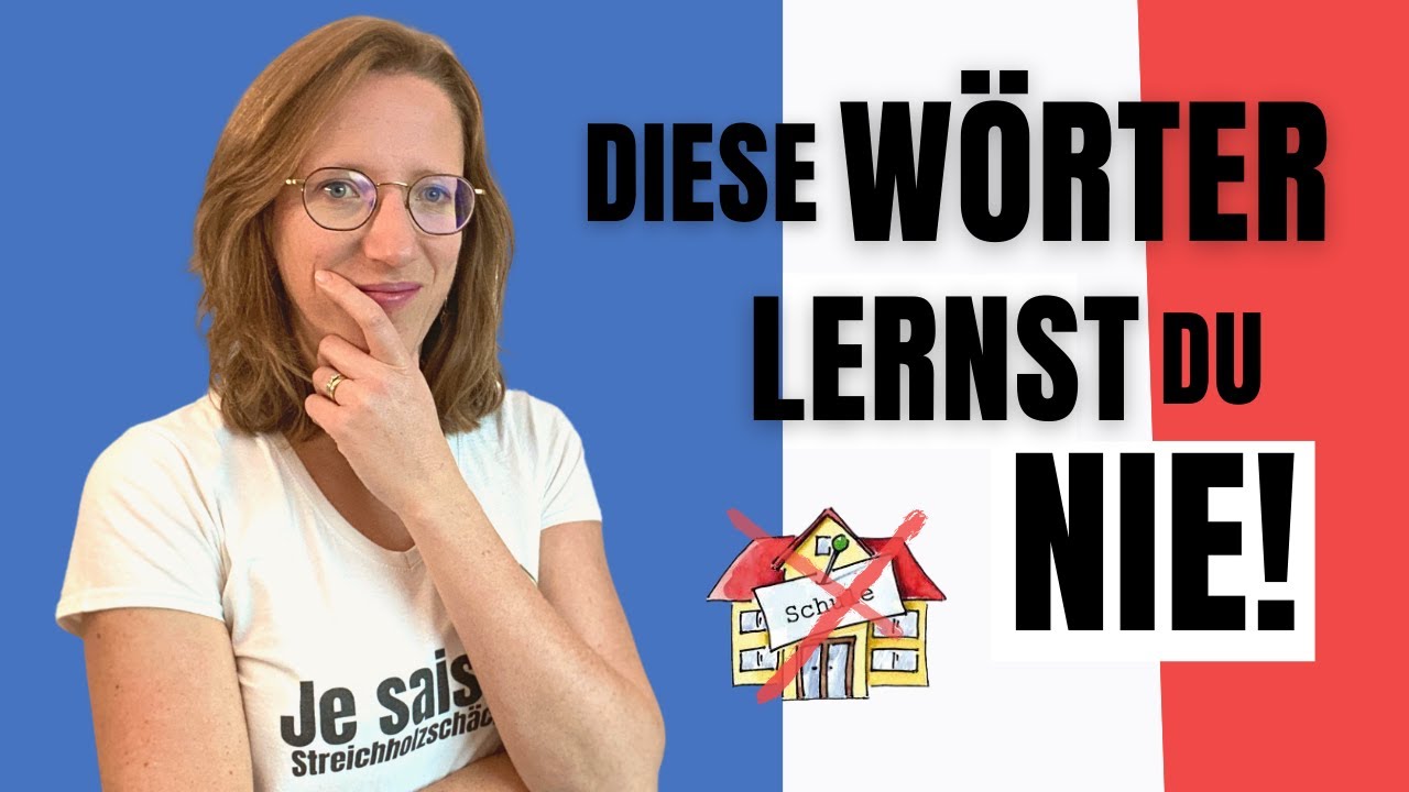 🇨🇵  Diese französische Wörter (und Ausdrücke) lernst du nicht in der Schule