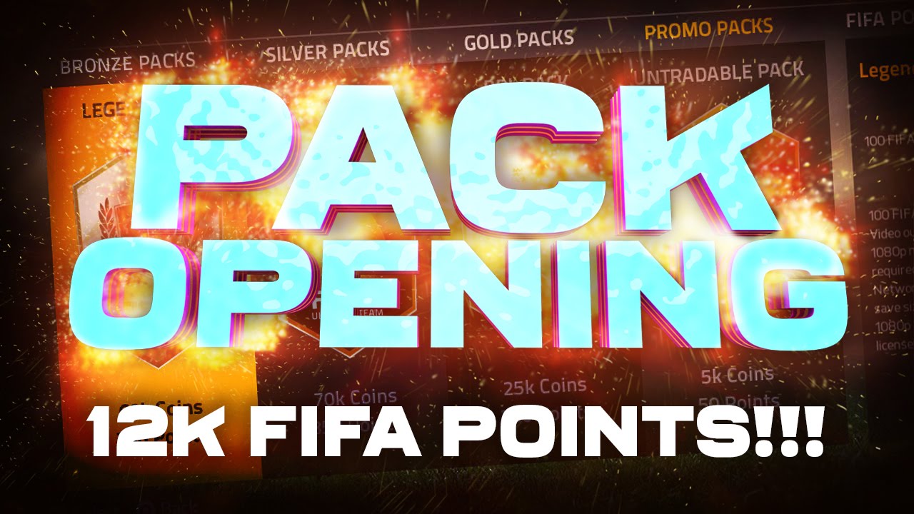 FIFA 16 PACK OPENING 12K FIFA POINTS