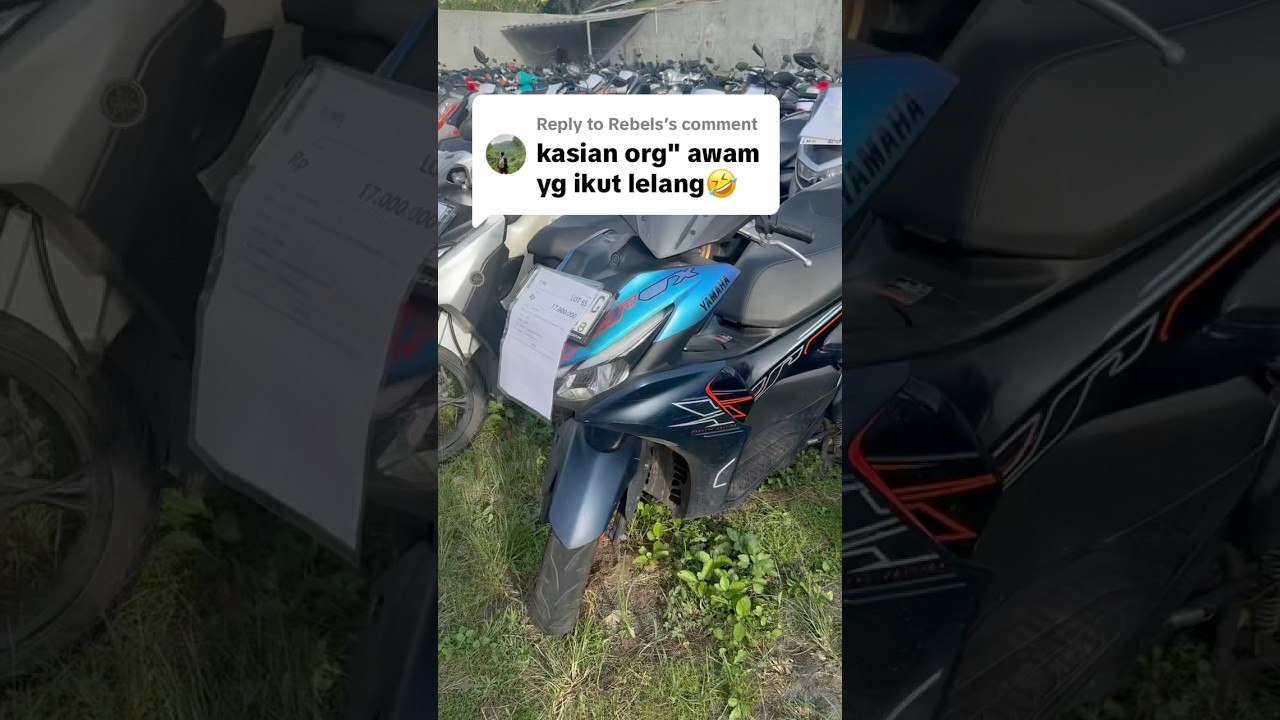 JANGAN IKUT LELANG KLO BELUM TAU MOTOR DAN HARGA #lelang #motor #lelangmotor #motorbekas #motormurah