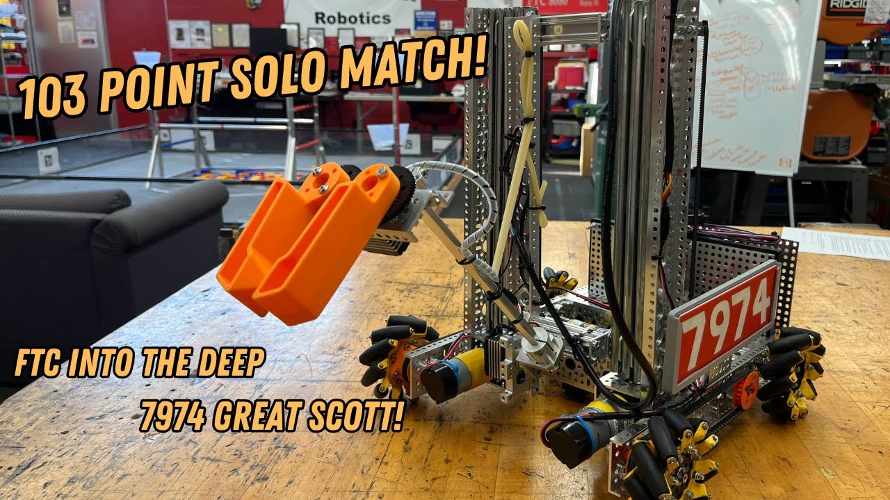 103-point Into the Deep Solo Match! FTC 7974 Great Scott! Teleop-only