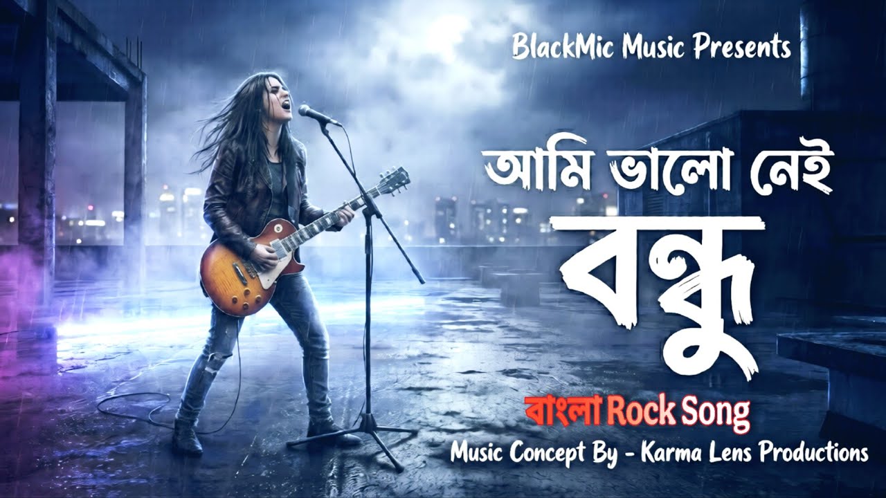 আমি ভালো নেই বন্ধু  | Ami Bhalo Nei Bondhu | New Bangla Hard Rock 2026 | BlackMic Music