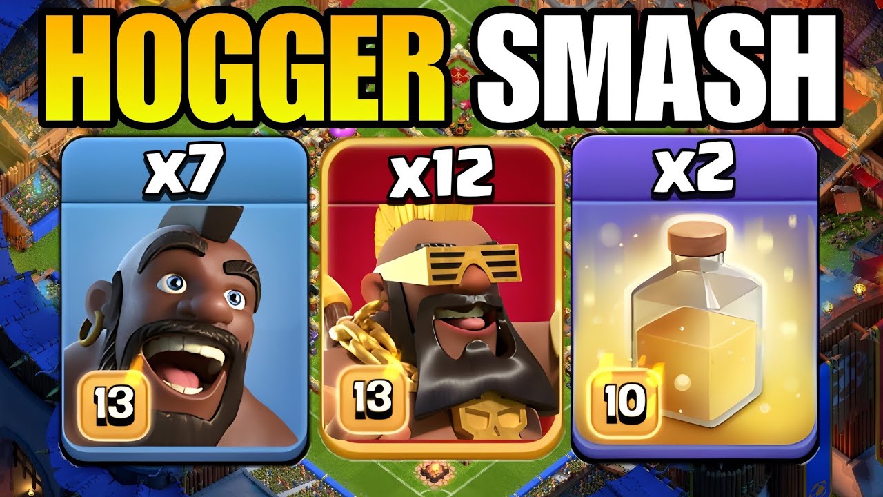 SUPER HOG RIDER TH16 Attack Strategy with Army Link | Th16 Legend League Attack Strategy