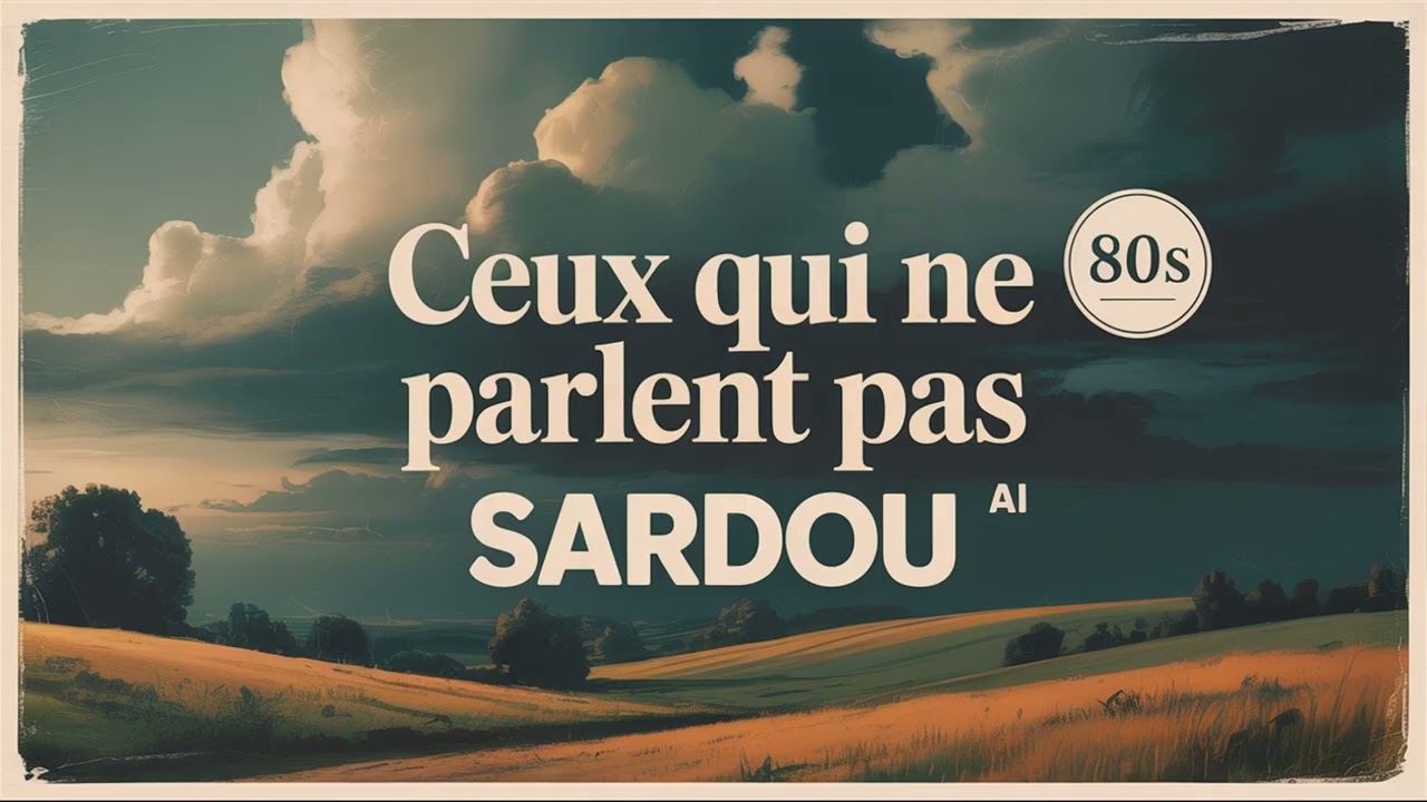 1980 SARDOU AI - Ceux qui ne parlent pas - 2025
