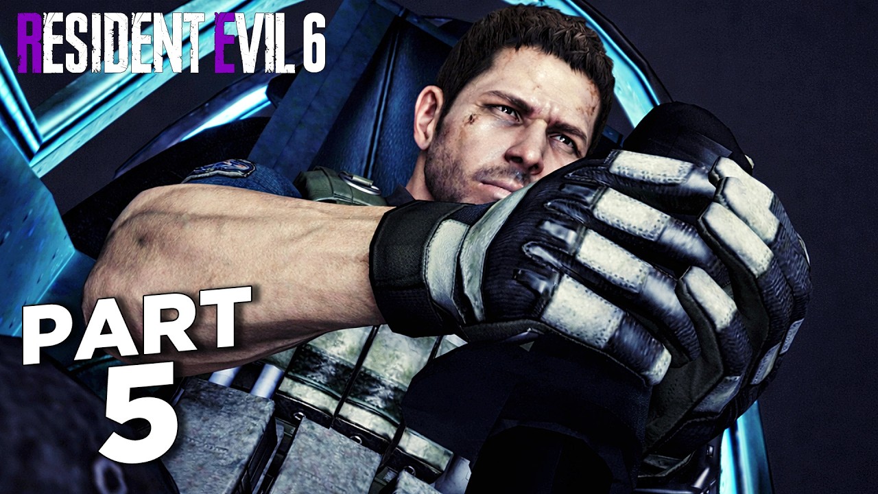 RESIDENT EVIL 6 Walkthrough Gameplay Part 5 - Aircraft Carrier (CHRIS/PIERS CAMPAIGN)