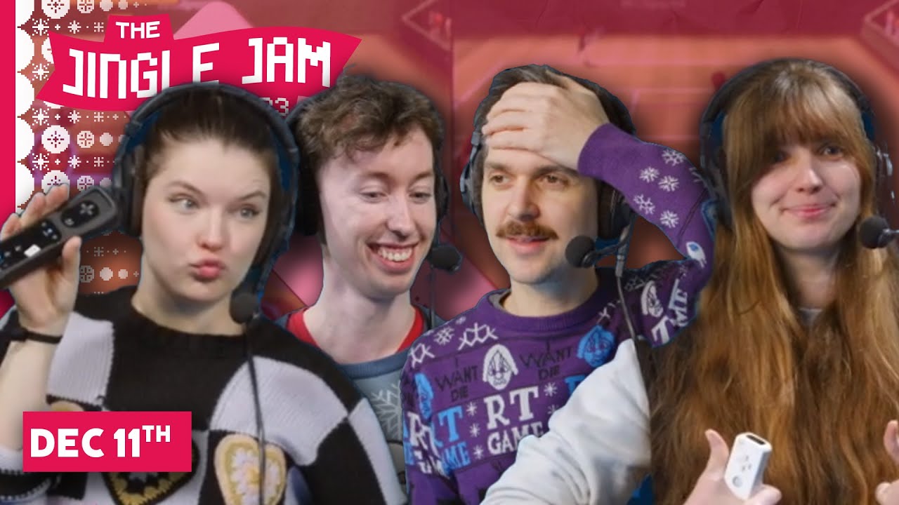 Wii SHIT!!! | RTGame, Lewis, Sarah & Briony | Jingle Jam 2023 | Day 11 | (11/12/2023)