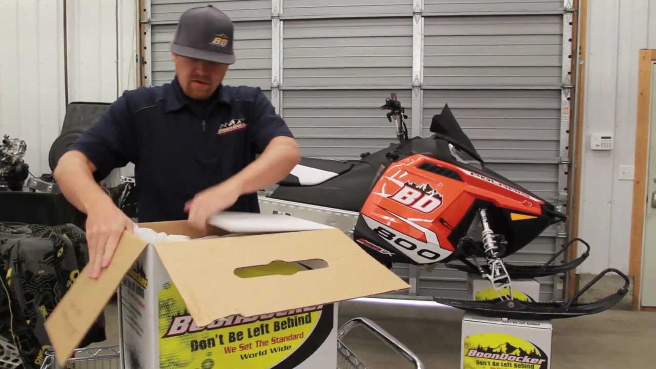 Polaris snowmobile turbo installation demo - BoonDocker