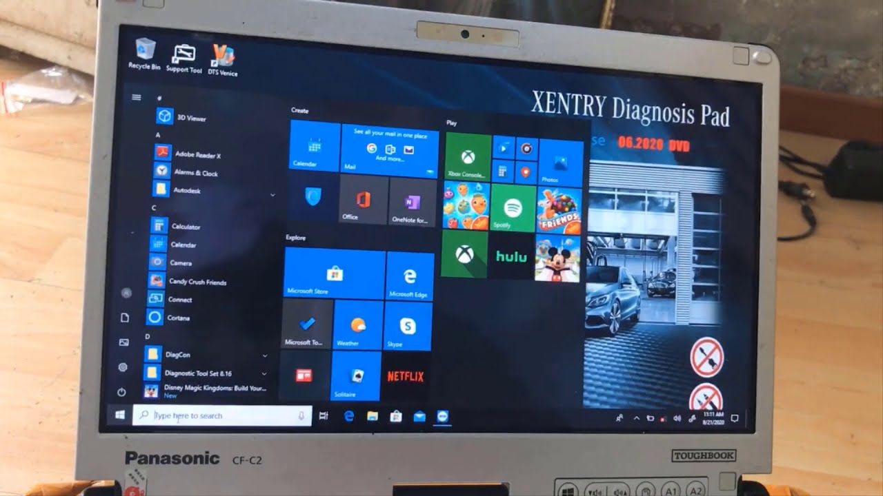 Panasonic Toughbook CF-C2 / SOFTWARE X-ENTRY/das
