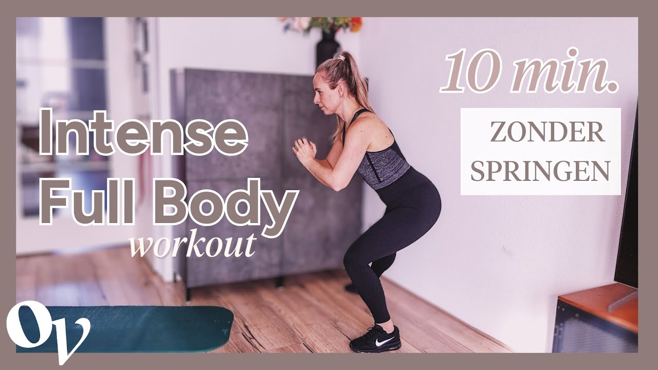10 min. Workout Vetverbranding, Kracht & Conditie Zonder Springen //OPTIMAVITA