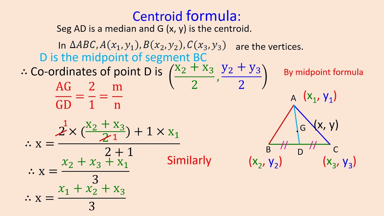 Centroid Formula