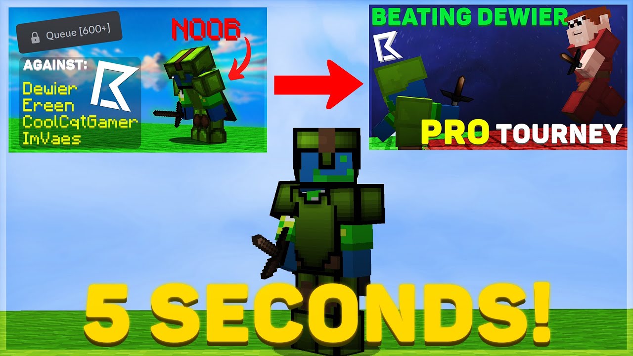 How I Went From Noob To Pro In 5 Seconds (Ranked Bedwars)