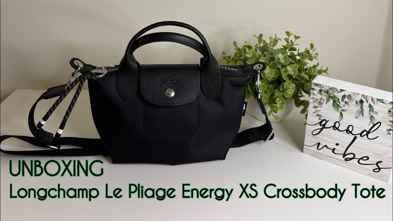 UNBOXING My New Longchamp Le Pliage Energy XS Crossbody Tote