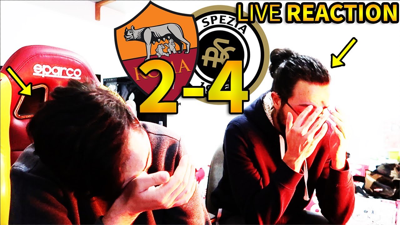 FINE. ROMA 2-4 SPEZIA [LIVE REACTION]